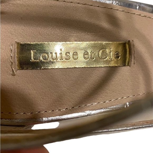 LOUISE Et Cie snakeskin embossed women’s heels size 8 1/2 - Picture 7 of 10